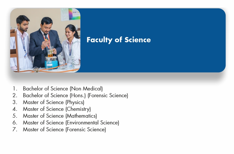best University for faculty of Science